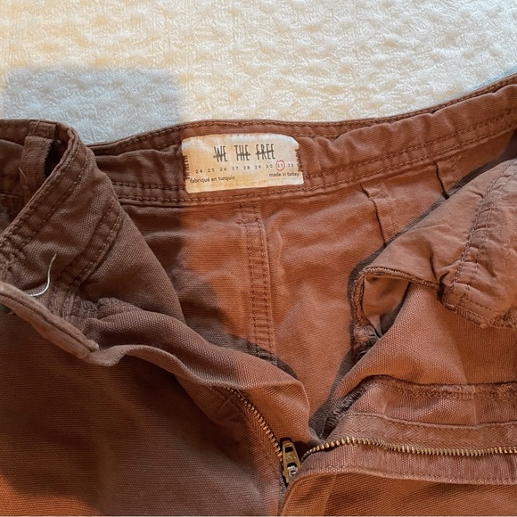 We The Free Free People Patti Cropped Pants Cocoa Brown - Picture 4 of 4